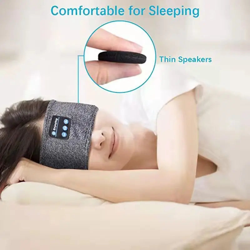 Sleeping Headband Sport Headphones Eye Mask